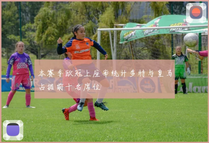 本赛季欧冠上座率统计多特与皇马占据前十名席位